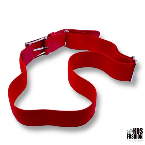 Under Armour Boy’s Red Elastic Baseball Belt - Picture 5 of 6